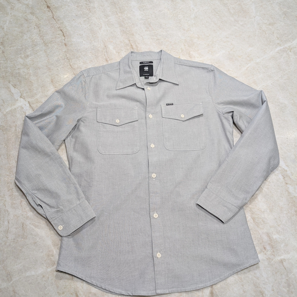 G-Star Grey Casual Button Down Shirt